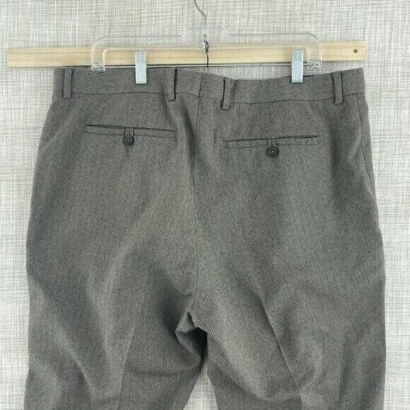 Banana Republic Slim Fit pants Mens 38x32 gray 5354 - Picture 4 of 9